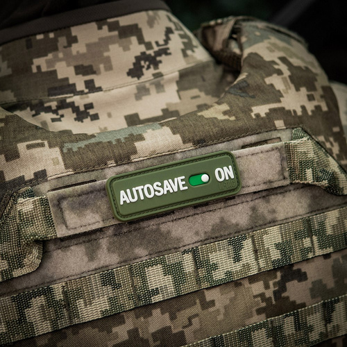 M-Tac - Moral Patch Autosave PVC - 3D - Olive - 51116701