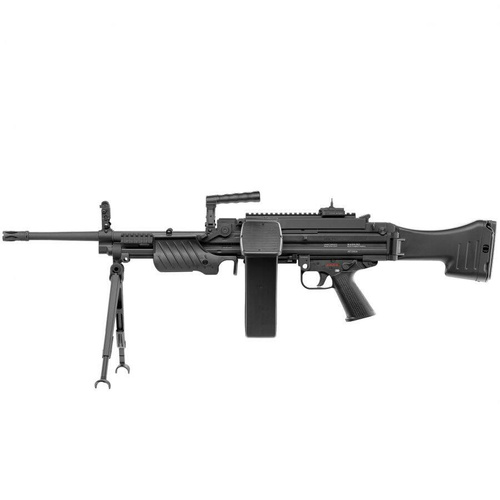 Umarex - Heckler&Koch MG4 Replika ASG Karabiner - 6 mm - Elektrisch - Schwarz - 2.6488X.