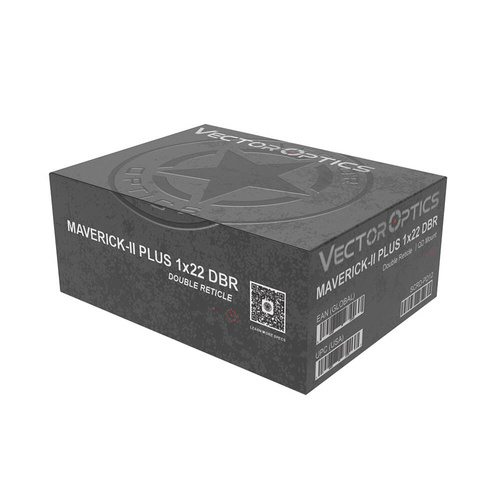 Vector Optics - Geschlossener Kollimator Maverick-II Plus 1x22 DBR - RDS - Picatinny - QD - SCRD-PD12