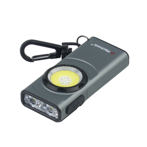 Mactronic - Schlüsselanhänger Taschenlampe Flagger Nano - 500lm - USB-C - Magnet - Grau - PHH0136 - LED-Taschenlampen