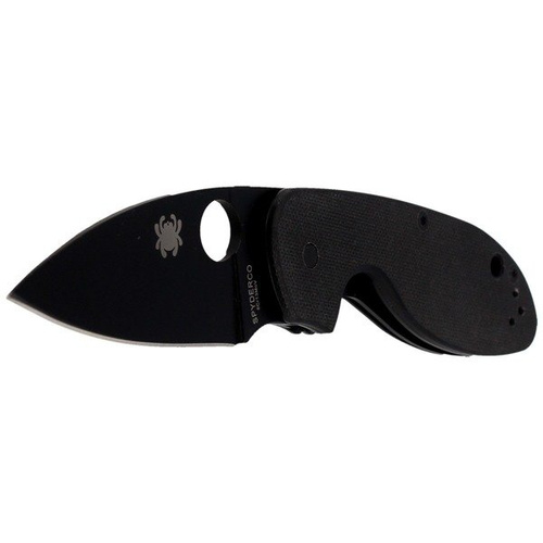 Spyderco - Efficient™ G-10 Schwarz / Schwarz Klinge PlainEdge™ Messer - C216GPBBK