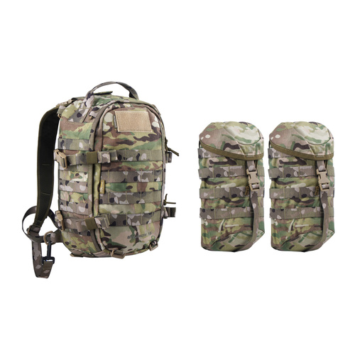 WISPORT - Sparrow 16 Rucksack mit zwei Seitentaschen - 16 + 10 l - Multicam