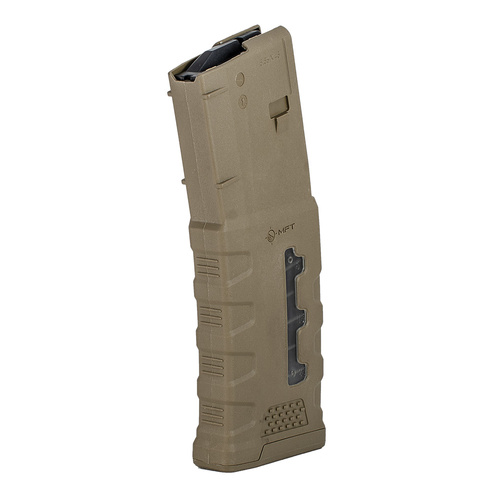 MFT - Polymer Fenster Magazin Extreme Duty für AR-15 / M4 - 5,56 x 45 mm/.223 - 30 Schuss - Scorched Dark Earth - EXDPM556-W-SDE