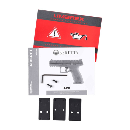 Umarex - ASG Pistole Replika Beretta APX RDO - Green Gas - FDE - 2.6537