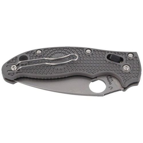 Spyderco - Manix™ 2 Gray FRCP Maxamet Messer - C101PGY2