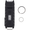 NiteCore - Wiederaufladbare LED-Schlüsselanhänger-Taschenlampe Thumb - 85 lm - Li-Ion 220 mAh - Weiß/Rote LED - Schwarz - THUMB