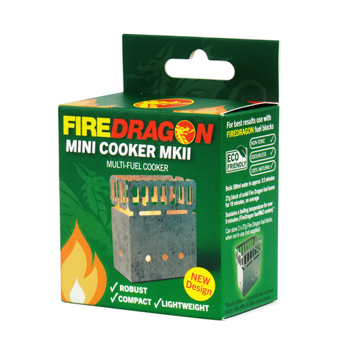 BCB - Campingkocher FireDragon Mini Cooker MkII - Edelstahl - CN375