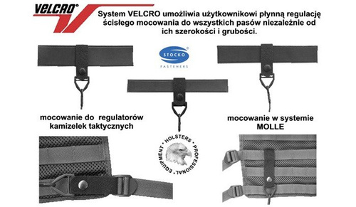 IWO-HEST - Handfeuerwaffen-Leine - SBSC-VELCRO Profi