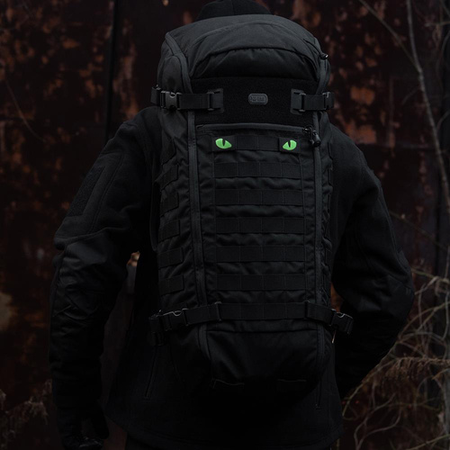 M-Tac - Tiger Eyes Laser Cut Reflektierende Flecken - Paar - Schwartz - 51140002