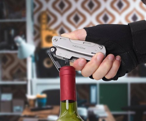 Roxon - Multitool S801S mit einem Satz Bits - Perlgrau - CM1334