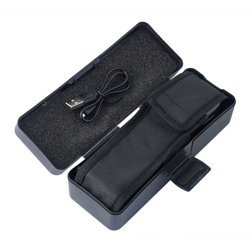 Electro Max - Pro Schock Elektroschocker mit Taschenlampe - 5.000.000 V - Schwarz - EM12