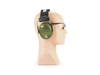 RealHunter - Set aus Active PRO Gehörschützern und Schutzbrille - Olive Green