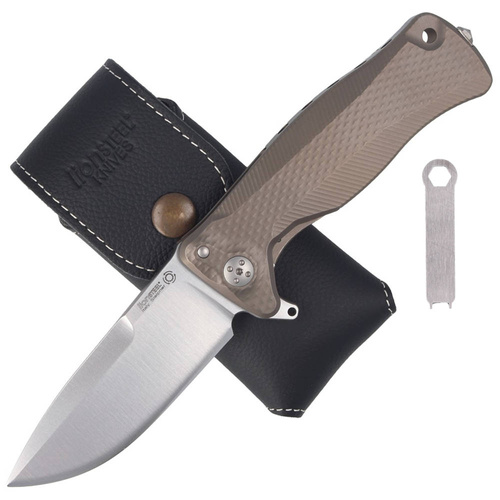 LionSteel - SR11 Klappmesser - Sleipner - Braun - SR11 B