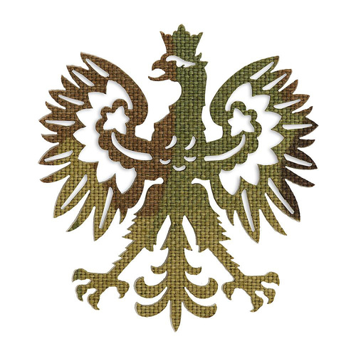 M-Tac - Polnischer Adler Lasergeschnittener Aufnäher - Cordura 500D - Multicam - 51008008