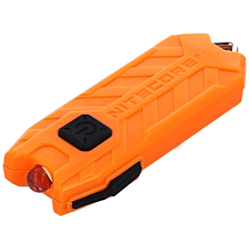 NiteCore - Tube V2.0 Wiederaufladbare Li-Ion Schlüsselanhänger LED-Taschenlampe - 55 lm - Li-Ion - Orange - TUBE V2.0 ORANGE