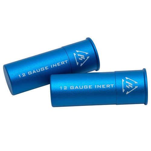 Strike Industries - Aluminium-Attrappe rund Kaliber 12 - 2 Stck - SI-DR-AL-12GA-BLU