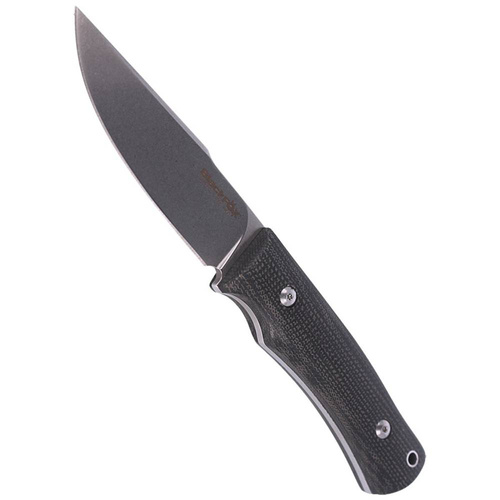 FOX - Taktische Messer Explorator Linen Micarta- 440C - Schwarz - BF-749