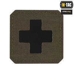 M-Tac - Medic Cross Laser Cut Patch - Cordura 500D - Ranger Grün/Schwarz - 51122232