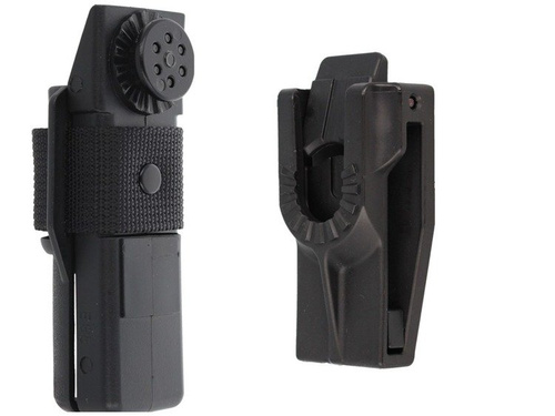 ESP - Gehärteter, erweiterbarer Schlagstock mit Halter - 21" - Ergonomischer Griff - Schwarz - EXB-21HE BLK BH-54