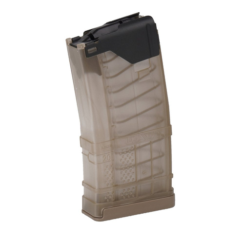 Lancer - L5AWM® 20 Magazin - 5.56x45mm / .223 - Translucent Dark Earth - L5AWM20
