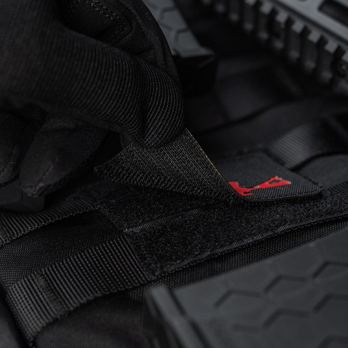 M-Tac - AR-15 223/5.56 Lasergeschnittener Aufnäher - Schwarz/Rot - 51111233