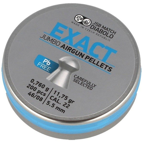 JSB - Diabolo Jumbo Genau Bleifrei - .22 / 5,5 mm - 200 Stück - 1006-02-200