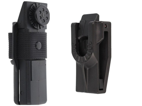 ESP - Gehärteter erweiterbarer Schlagstock mit Halter - 21" - Extra Grip Griff - Schwarz - ExB-21H BLK BH-54