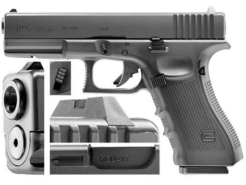 Umarex - ASG Replica von Glock 17 Gen4 Gun - 6 mm BB - CO2 - 2.6434
