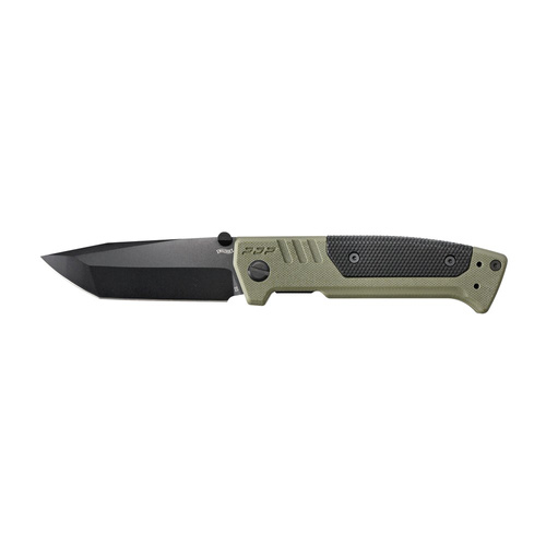 Walther - PDP Tanto Klappmesser - D2 - Schwarz/Grün - 5.0892 - Survival Messer