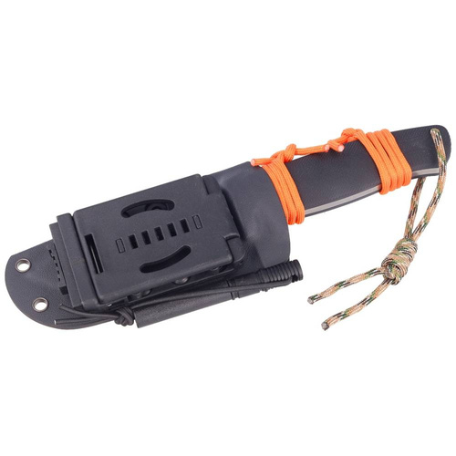 BlackFox - Überlebensmesser Vesuvius - D2 - Schwarz - BF-710 D2