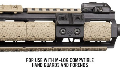 Magpul - M-LOK® Polymer Offset Lichthalterung für RIS Taktisches Licht - Schwarz - MAG605-BLK