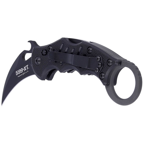 FOX - Karambit-Klappmesser - N690Co - Schwarz - FX-599 XT