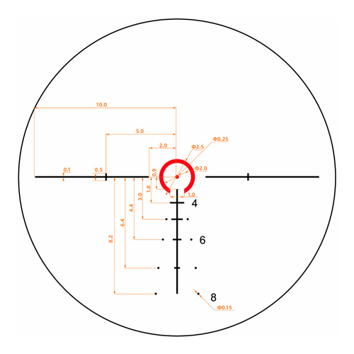 Vector Optics - LPVO Zielfernrohr Tauron 1-6x24 SFP - VTC-SMIL - Schwarz - SCOC-49
