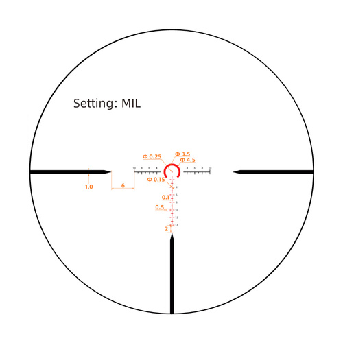 Vector Optics - LPVO Zielfernrohr Tauron 1-6x24 SFP - VTA-9 MIL - Schwarz - SCFF-63