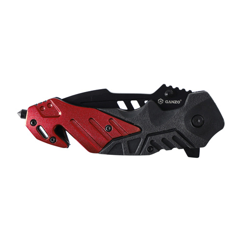 Ganzo - Rettungsmesser G629-RD - 8Cr14MoV - Rot - G629-RD