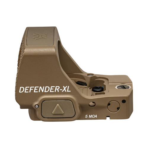 Vortex Optik - Rotes Zielfernrohr Defender XL - 5 MOA - Tan - DFXL-MRD5-T