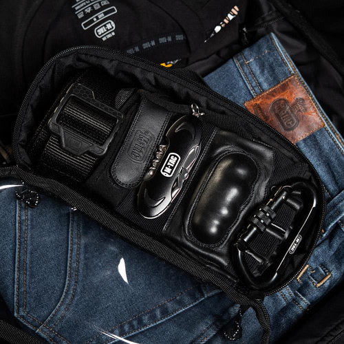 M-Tac – Elite Medium Clear Pouch – Medium – Schwarz – 10147002-M