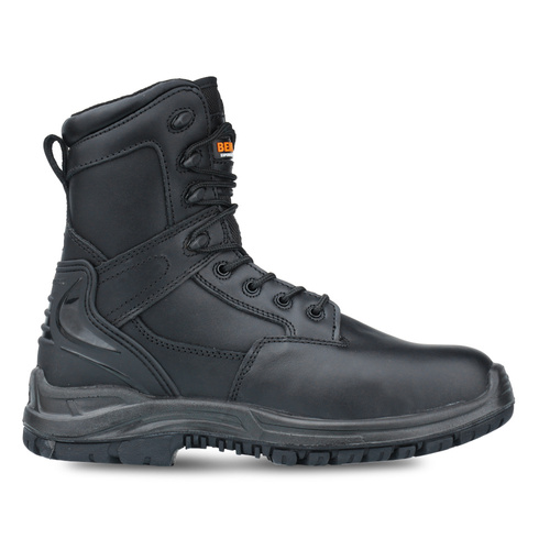 Bennon - Commodore S3 Militärstiefel - Leder - Regi-Tex - Schwarz - Z93860