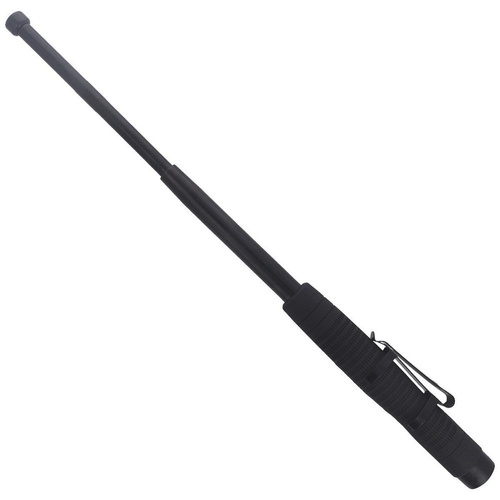 ESP - Gehärteter, erweiterbarer Schlagstock mit Clip - 18'' - Ergonomischer Griff - EXB-18HE BLK BC-01