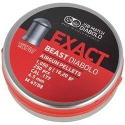 JSB - Luftgewehrkugeln Exact Beast - 4,52 mm Diabolo - 250 Schuss - 546279-250