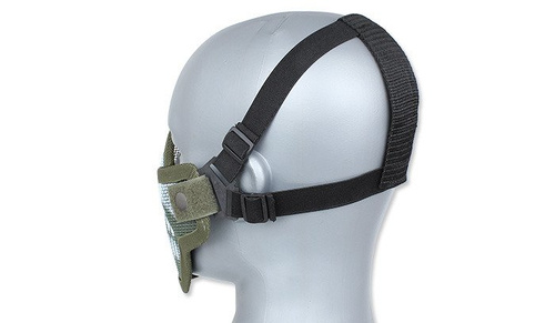 TMC - Strike Steel halbe Gesicht Maske - Wolf - OD Grün