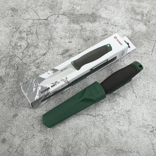Ganzo - Survival-Messer - 8Cr14 - Schwarz / Grün - G806-GB