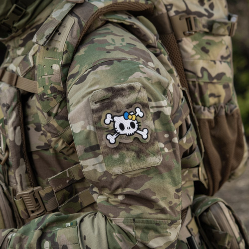 M-Tac – Kitty Patch – Stickerei – Gelbe und Blaue Schleife – MultiCam – 51387008