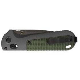 Benchmade - 430BK Redoubt Klappmesser - D2 - Grau/Grün - 430BK