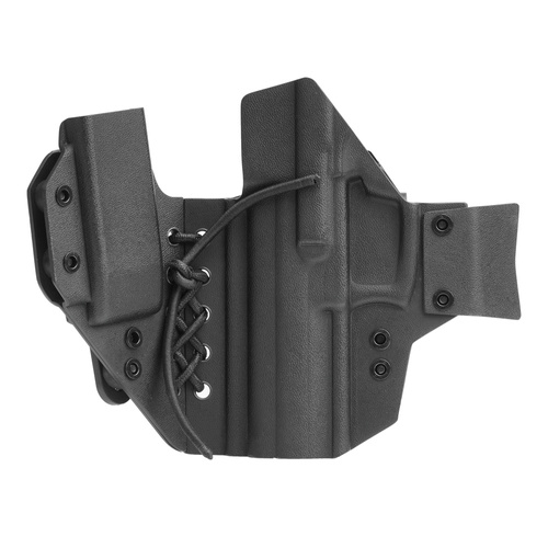 DOUBLETAP GEAR - Appendix Elastic IWB Kydex Holster für HK P30, SFP und Magazin - Schwarz
