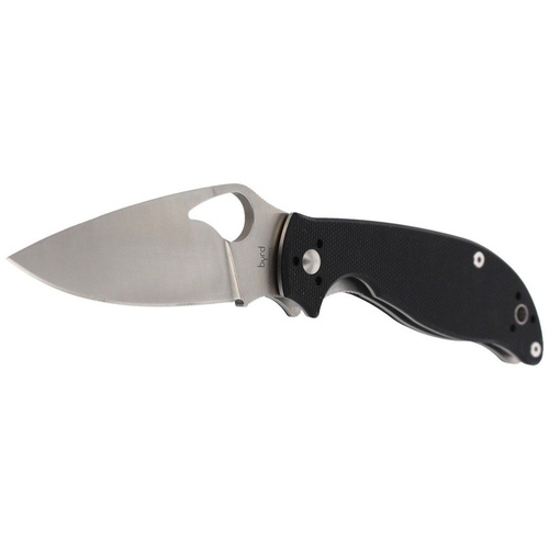 Spyderco - Byrd Raven™ 2 G-10 Schwarz Plain Klappmesser - BY08GP2