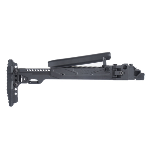 Kruk - Klappbarer Hinterschaft mit Adapter für AKM/AK-74 Plattform - Schwarz - CRC 5002/9033-BLK