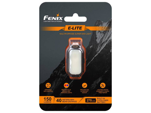 Fenix - E-LITE Wiederaufladbare Taschenlampe - 150 Lumen