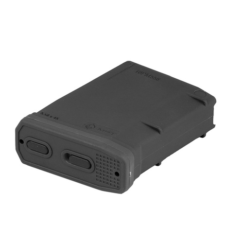 MFT - Polymer Magazin für AR-15 / M4 - 5,56 x 45 mm/.223/.300 AAC Blackout - 10 Schuss - Schwarz - 10PM556BAG-BL