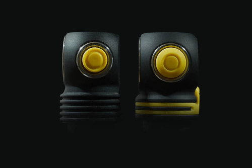 Armytek - Wiederaufladbare LED-Taschenlampe / Stirnlampe Elf C1 - Warmes Licht - 930 lm - F05003W